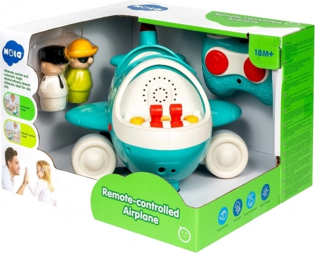 Kinder RC vliegtuig HOLA met geluiden en lichten