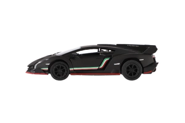 Auto Kinsmart Lamborghini Veneno metaal/kunsstof 13cm op terugtrekmechanisme