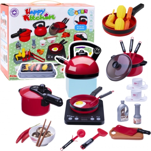 Kinderkeukenset met accessoires, 36 stuks