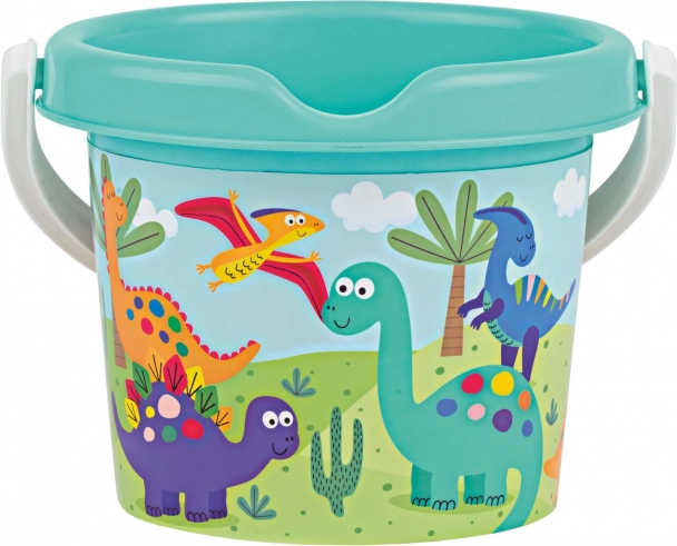Emmer met dinosaurusmotief 13 cm
