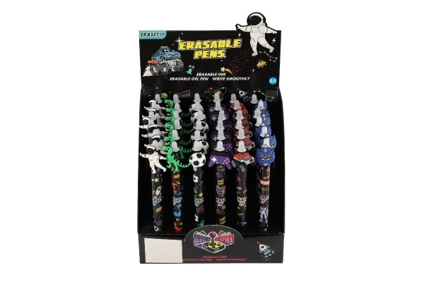 Gompen / gum pen Beste spellen 15cm plastic 6 soorten 36st in doos