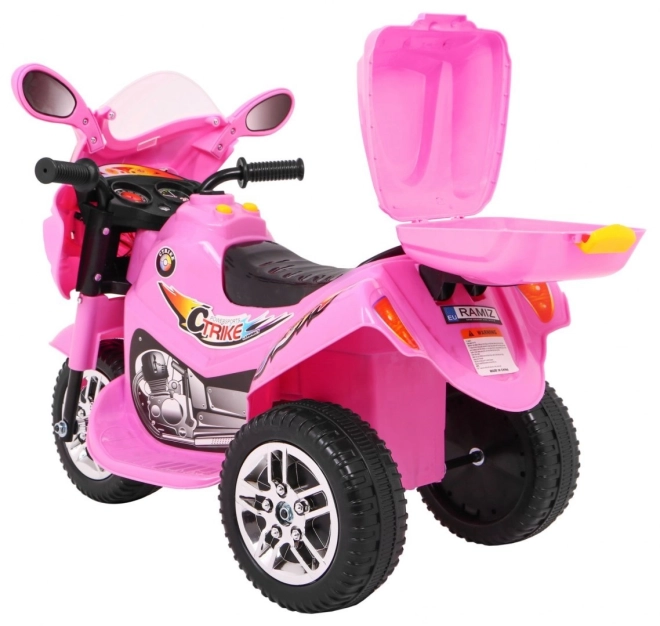 Trike BJX-088 elektrische motorfiets + geluiden + lichten – Roze
