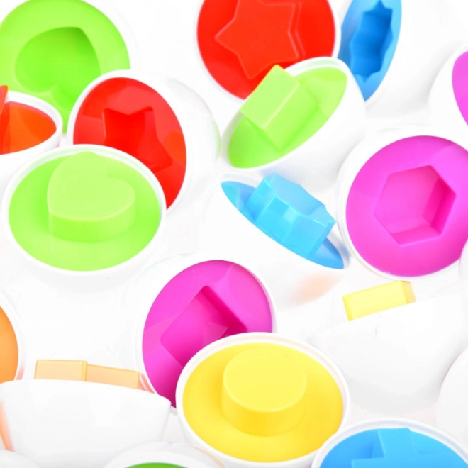 Leren van kleuren en vormen door spel
