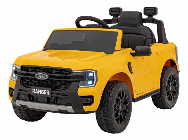 Kinder elektrische auto Ford Ranger Lift Geel