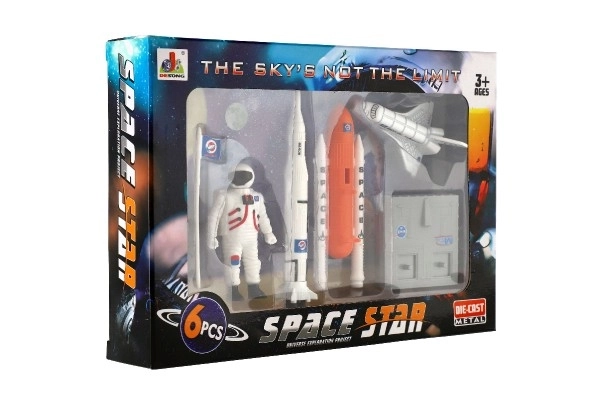 Ruimtespeelgoed - set astronauten en spaceshuttle