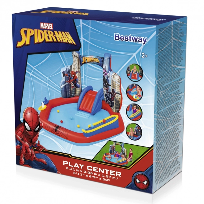 Opblaasbaar waterpark Spider-Man