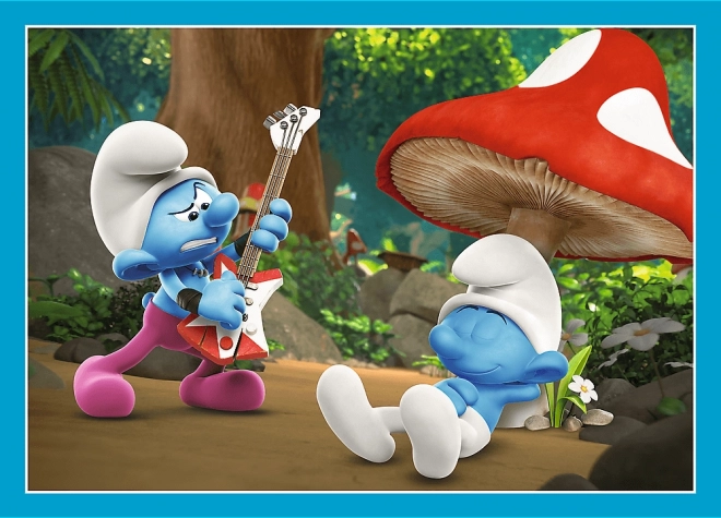 TREFL puzzel Smurfendorp 4v1