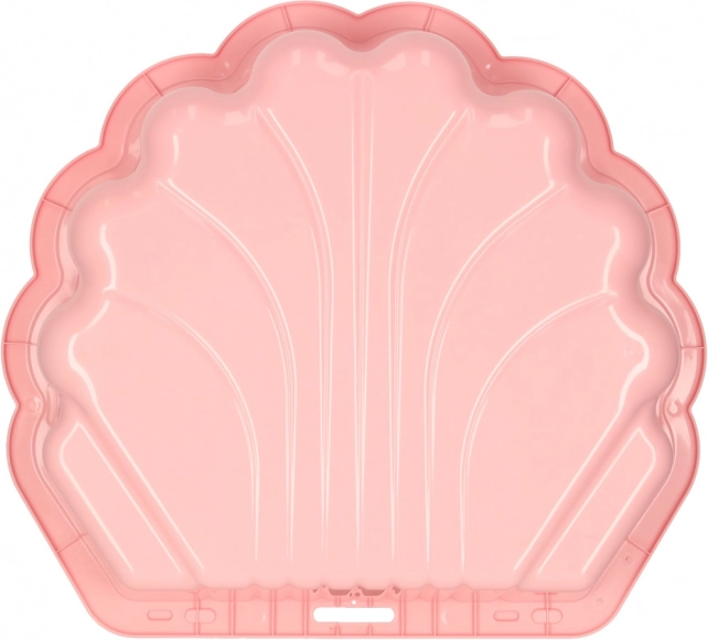 Afsluitbare schelp zandbak 2-in-1 - roze