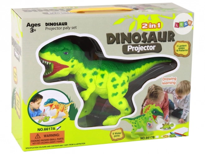 Projector Dinozaur met Teken Pennen