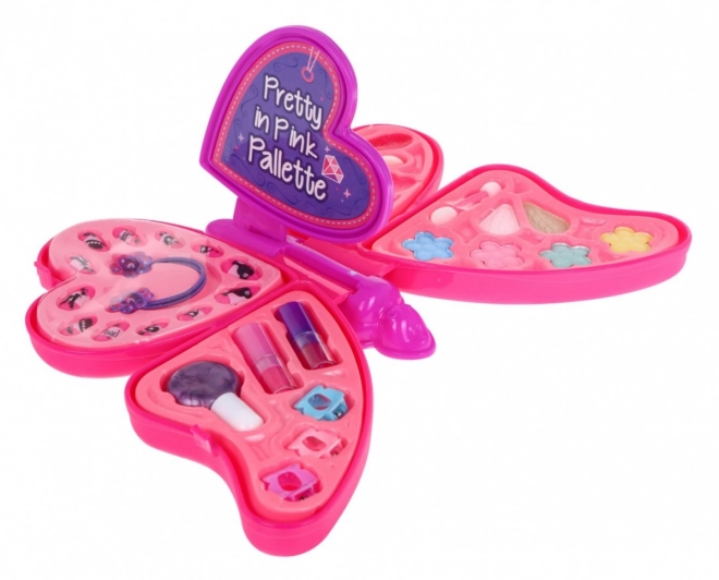 Cosmetica set Pink Butterfly voor kinderen 5+ Make-up + haar- en nagelaccessoires