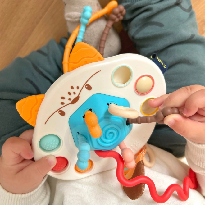 Sensorisch speelgoed vos Montessori voor baby's