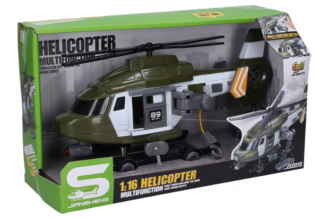 Militaire helikopter met effecten 29 cm