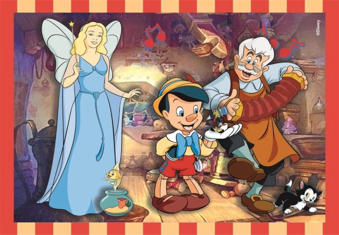 Puzzel 4in1 Super Kleur Disney Klassiek