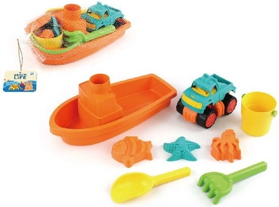 Zandset auto en boot 33 cm