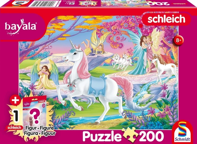 Puzzel bayala: magische elfen 200 stukjes met Schleich-figuur