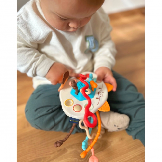 Sensorisch speelgoed vos Montessori voor baby's