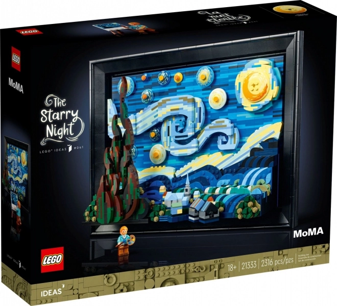 LEGO Ideas De sterrennacht van Vincent van Gogh