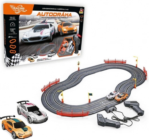 Racebaan 240 cm met USB-voeding – Racing Collection