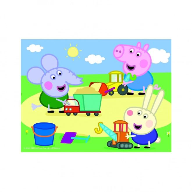 PEPPA BIG 12 Houten Licentie Blokken