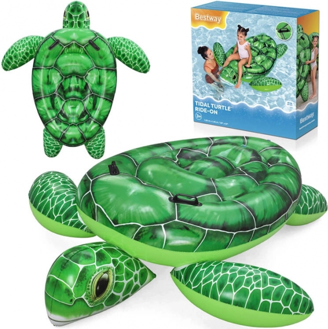 Opblaasbaar waterluchtbed schildpad met handgrepen