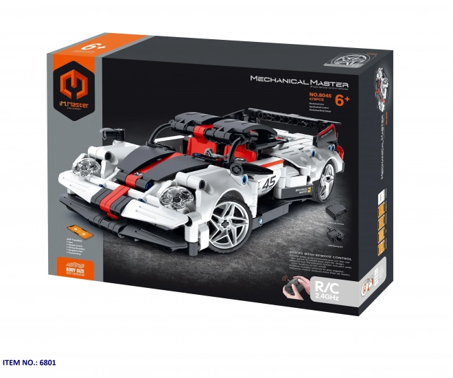 IM.Master Bouwpakket raceauto RC afstandsbediening/applicatie 25,5x13,6x6,6 cm