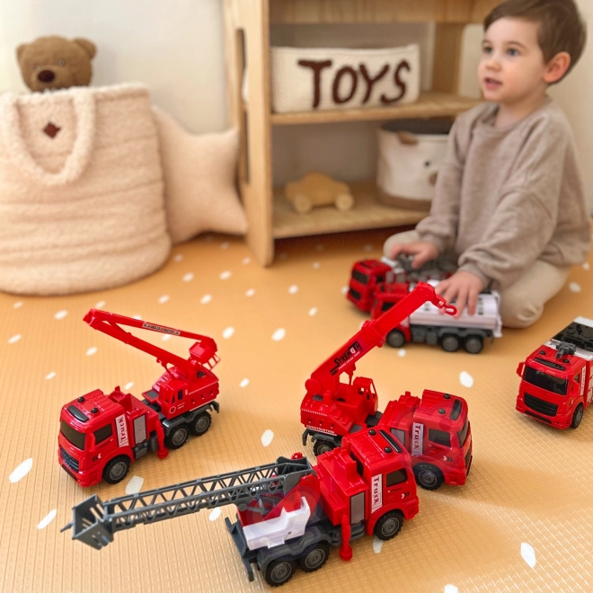 Woopie set brandweerauto's 6-in-1