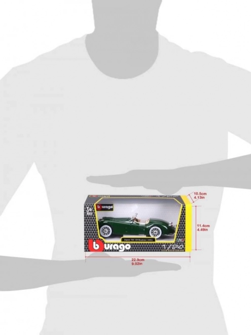 Bburago 1:24 Jaguar XK 120 Roadster (1951) groen 18-22018