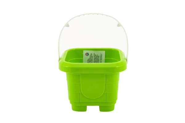 Emmer voor zand plastic 12x9cm 5 kleuren 12m+