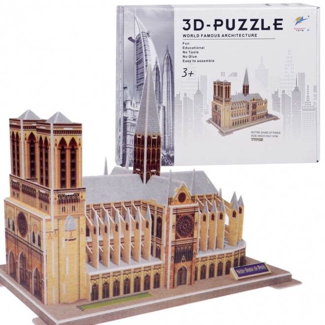 3D Puzzel Kathedraal Notre-Dame in Parijs