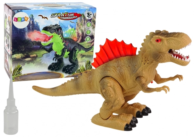 Interactieve dinosaurus met stoom en lichteffecten