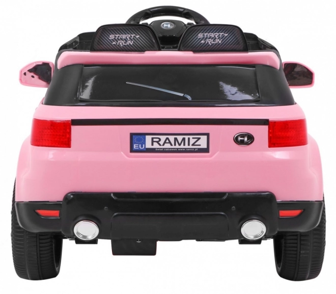 Elektrische auto Land Rapid Racer roze