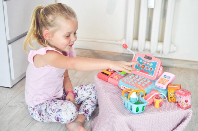 Kinderkassa Woopie met scanner en accessoires