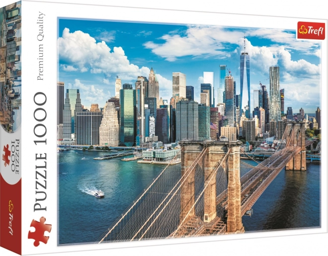 Puzzel 1000 stukjes Brooklyn Bridge, New York, USA