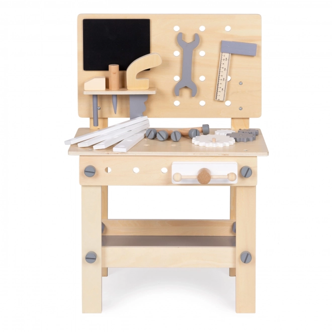 Houten werkplaats voor kinderspeelgoed ECOTOYS