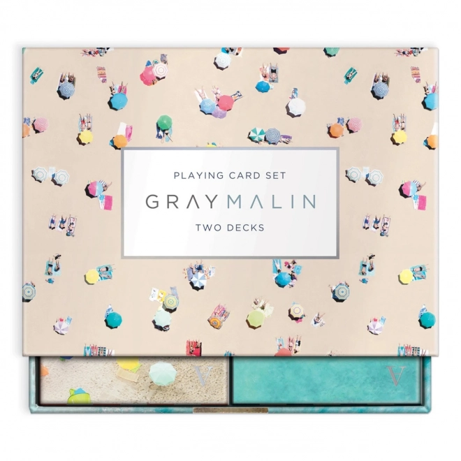 Galison Set speelkaarten Strand Gray Malin