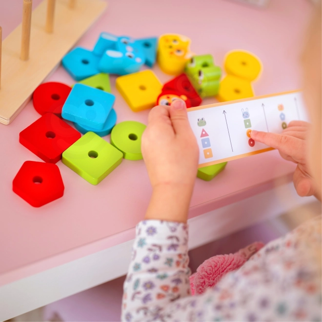 Montessori stapeldierpiramide 27 stuks FSC