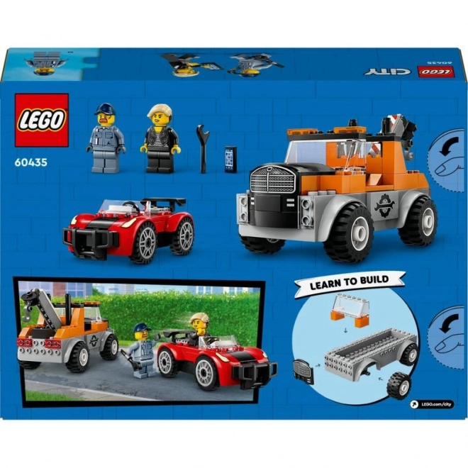 LEGO City 60435 Sleepwagen en reparatie van sportauto