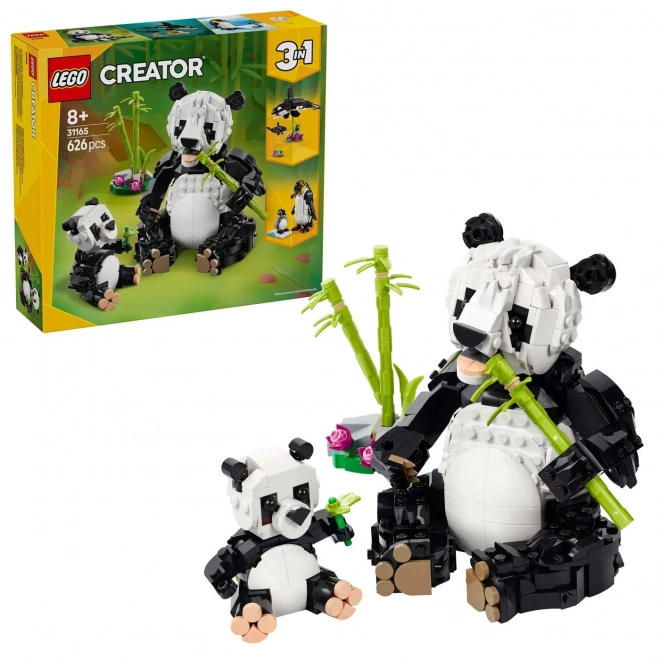 Dieren in het wild: Pandafamilie van LEGO Creator