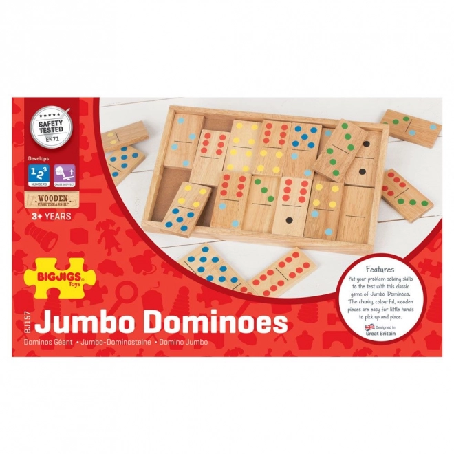 Bigjigs Toys Grote houten domino