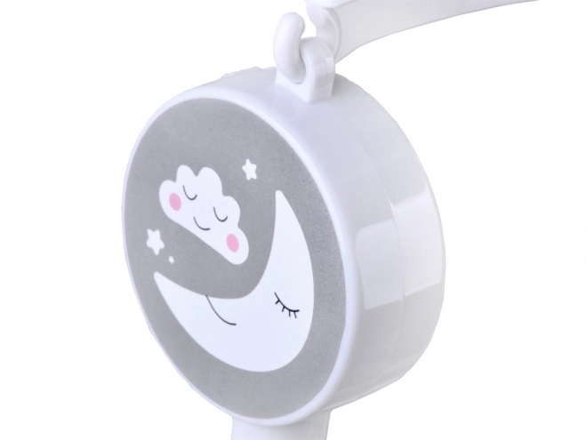 Mobiele muziekdoos voor kinderen met regenboog
