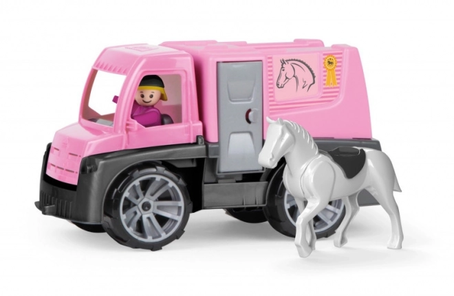 Auto Truxx paardenvervoer met figuren van plastic 26cm in doos 39x22x16cm 24m+