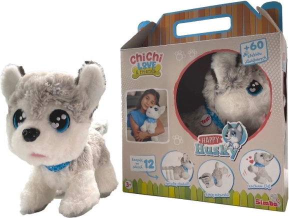 Interactieve mascotte ChiChi Love Happy Husky