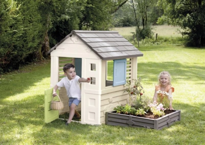 Tuinhuis Smoby met zandbak