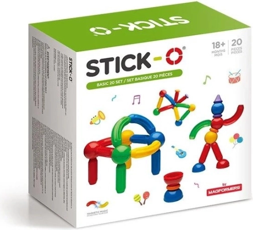 Magnetische bouwset Stick-O Basic 30 onderdelen