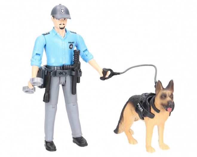 Bruder BWORLD Politieagent met Hond