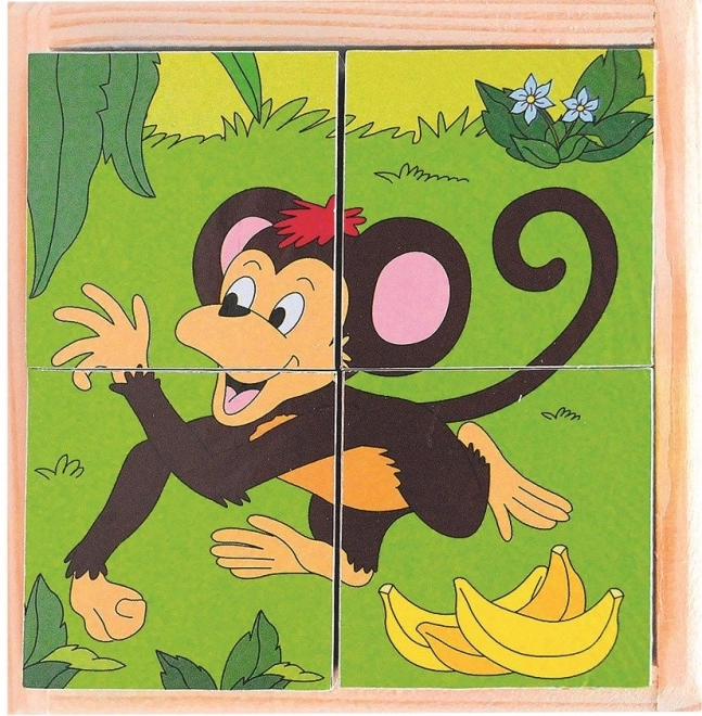 Zoo puzzel blokken