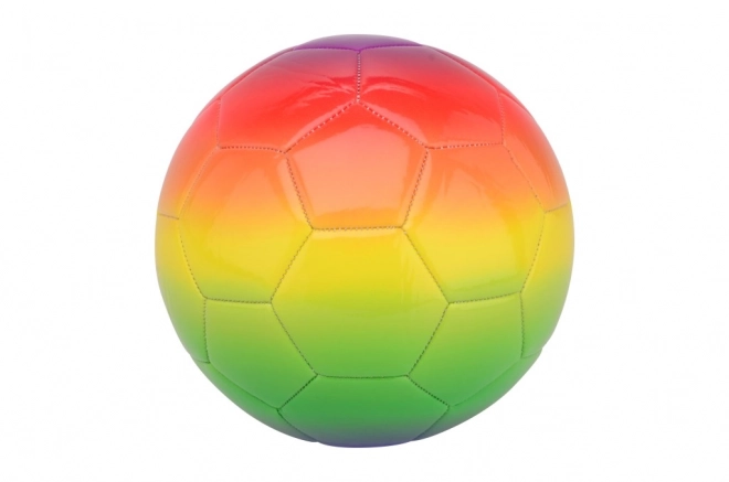 Leren regenboog voetbal