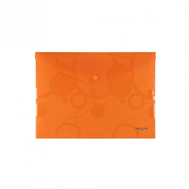 Mapje met Drukknoop A5 Neo Colori Oranje