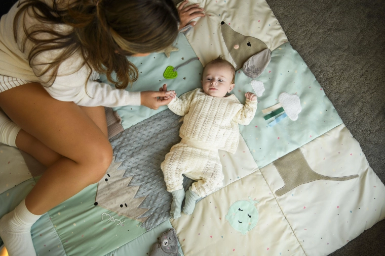 Grote en zachte speelruimte 120 × 160 cm