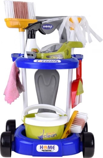 Overzichtelijke wagen met houders